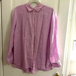 Lavender J.McLaughlin button down shirt, size XL